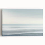 Minimalist Coastal Wall Art – Serene Ocean Horizon Beach Print