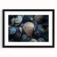 Seashell Close-Up Coastal Wall Art – Ocean-Themed Nature Print