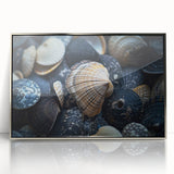 Seashell Close-Up Coastal Wall Art – Ocean-Themed Nature Print