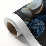 Seashell Close-Up Coastal Wall Art – Ocean-Themed Nature Print