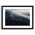 Dark Coastal Beach Wall Art – Moody Ocean Waves Seaside Print