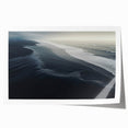 Dark Coastal Beach Wall Art – Moody Ocean Waves Seaside Print