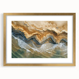 Coastal Wall Art: Aerial Beach Seaside Nautical Decor for Ocean Lovers