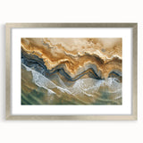 Coastal Wall Art: Aerial Beach Seaside Nautical Decor for Ocean Lovers