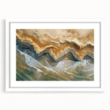 Coastal Wall Art: Aerial Beach Seaside Nautical Decor for Ocean Lovers