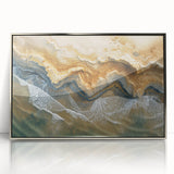 Coastal Wall Art: Aerial Beach Seaside Nautical Decor for Ocean Lovers