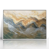 Coastal Wall Art: Aerial Beach Seaside Nautical Decor for Ocean Lovers