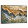 Coastal Wall Art: Aerial Beach Seaside Nautical Decor for Ocean Lovers