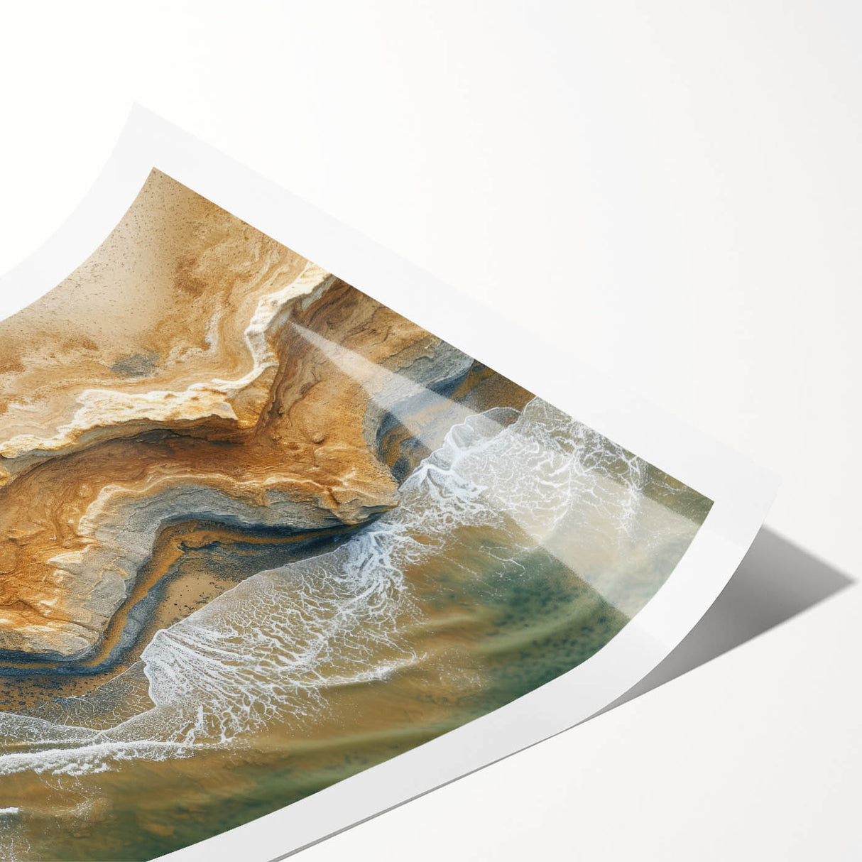 Coastal Wall Art: Aerial Beach Seaside Nautical Decor for Ocean Lovers