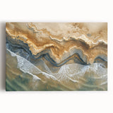 Coastal Wall Art: Aerial Beach Seaside Nautical Decor for Ocean Lovers