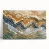 Coastal Wall Art: Aerial Beach Seaside Nautical Decor for Ocean Lovers