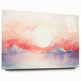 Coastal Wall Art Serene Sunset Beach-Themed Ocean Art Print