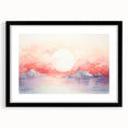 Coastal Wall Art Serene Sunset Beach-Themed Ocean Art Print