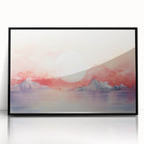 Coastal Wall Art Serene Sunset Beach-Themed Ocean Art Print