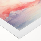 Coastal Wall Art Serene Sunset Beach-Themed Ocean Art Print