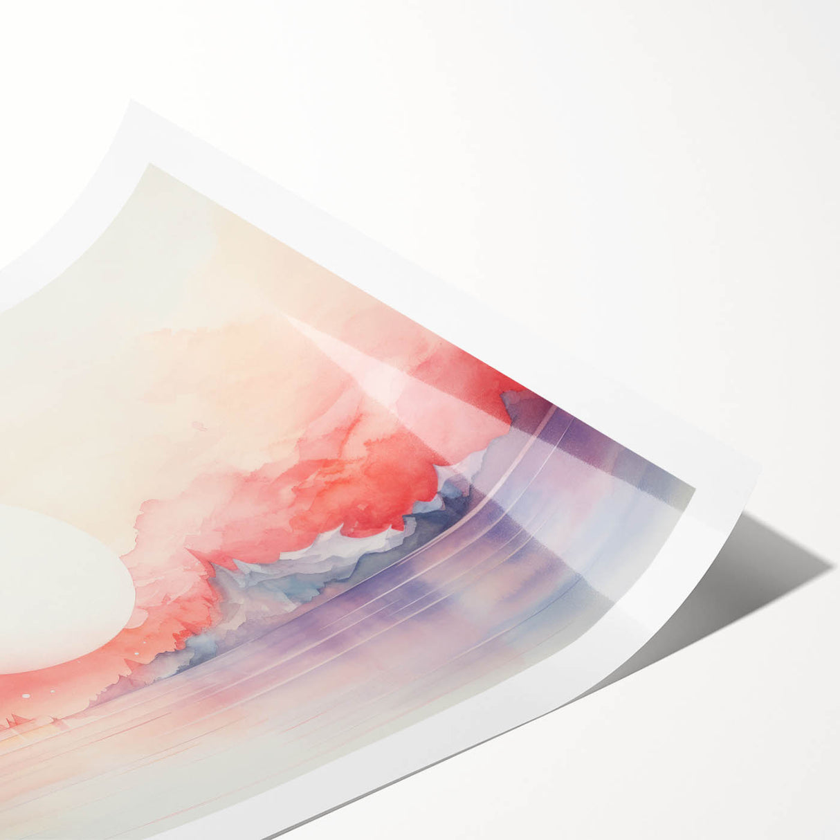 Coastal Wall Art Serene Sunset Beach-Themed Ocean Art Print
