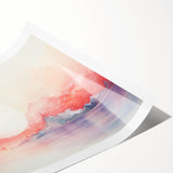 Coastal Wall Art Serene Sunset Beach-Themed Ocean Art Print