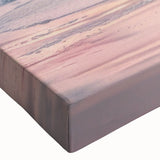 Coastal Wall Art: Pastel Sunset Ocean Waves Beach-Themed Print