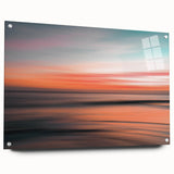 Coastal Wall Art – Sunset Glow Oceanic Decor for Beach-Themed Homes
