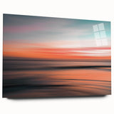 Coastal Wall Art – Sunset Glow Oceanic Decor for Beach-Themed Homes