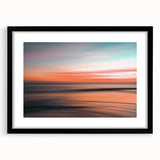 Coastal Wall Art – Sunset Glow Oceanic Decor for Beach-Themed Homes