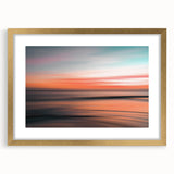 Coastal Wall Art – Sunset Glow Oceanic Decor for Beach-Themed Homes