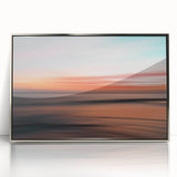Coastal Wall Art – Sunset Glow Oceanic Decor for Beach-Themed Homes