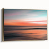 Coastal Wall Art – Sunset Glow Oceanic Decor for Beach-Themed Homes