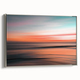 Coastal Wall Art – Sunset Glow Oceanic Decor for Beach-Themed Homes