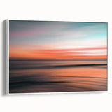 Coastal Wall Art – Sunset Glow Oceanic Decor for Beach-Themed Homes