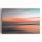 Coastal Wall Art – Sunset Glow Oceanic Decor for Beach-Themed Homes