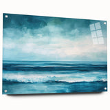 Ocean Serenity Coastal Wall Art | Beach-Themed Nautical Decor Print