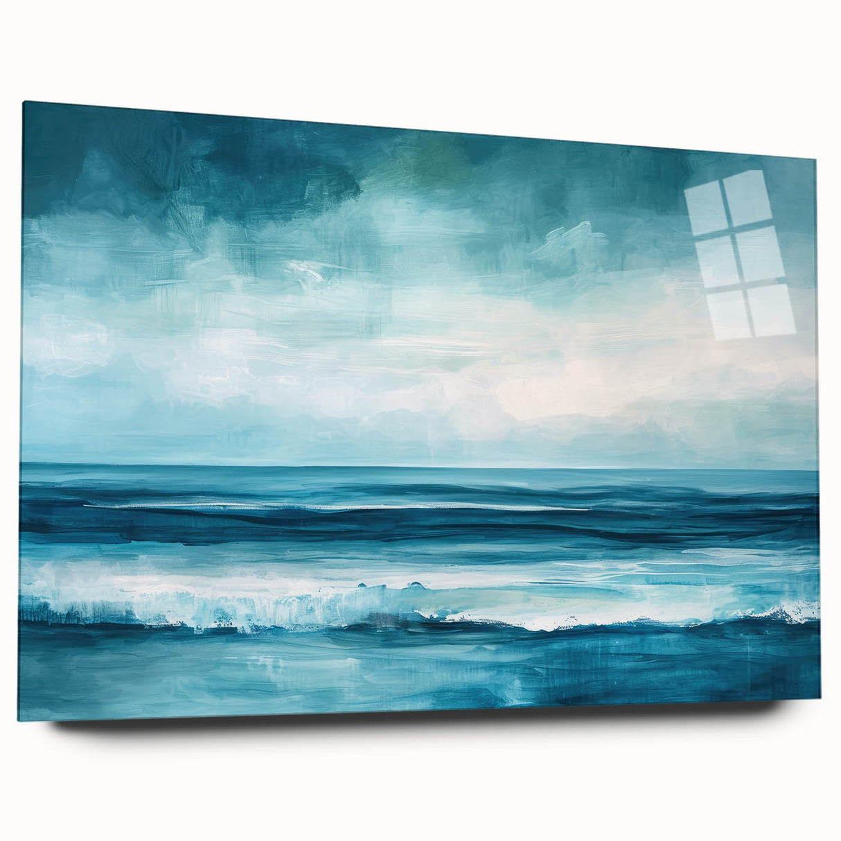 Ocean Serenity Coastal Wall Art | Beach-Themed Nautical Decor Print