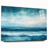 Ocean Serenity Coastal Wall Art | Beach-Themed Nautical Decor Print