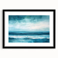 Ocean Serenity Coastal Wall Art | Beach-Themed Nautical Decor Print
