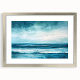Ocean Serenity Coastal Wall Art | Beach-Themed Nautical Decor Print
