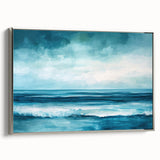 Ocean Serenity Coastal Wall Art | Beach-Themed Nautical Decor Print