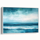 Ocean Serenity Coastal Wall Art | Beach-Themed Nautical Decor Print