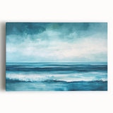 Ocean Serenity Coastal Wall Art | Beach-Themed Nautical Decor Print
