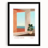 Contemporary Canvas Art - Modern Wall Decor with Abstract Architecture