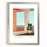 Contemporary Canvas Art - Modern Wall Decor with Abstract Architecture