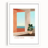 Contemporary Canvas Art - Modern Wall Decor with Abstract Architecture