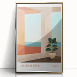 Contemporary Canvas Art - Modern Wall Decor with Abstract Architecture