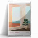 Contemporary Canvas Art - Modern Wall Decor with Abstract Architecture