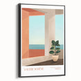 Contemporary Canvas Art - Modern Wall Decor with Abstract Architecture