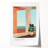 Contemporary Canvas Art - Modern Wall Decor with Abstract Architecture