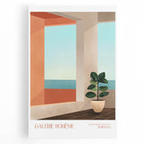 Contemporary Canvas Art - Modern Wall Decor with Abstract Architecture