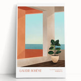 Contemporary Canvas Art - Modern Wall Decor with Abstract Architecture