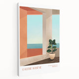 Contemporary Canvas Art - Modern Wall Decor with Abstract Architecture