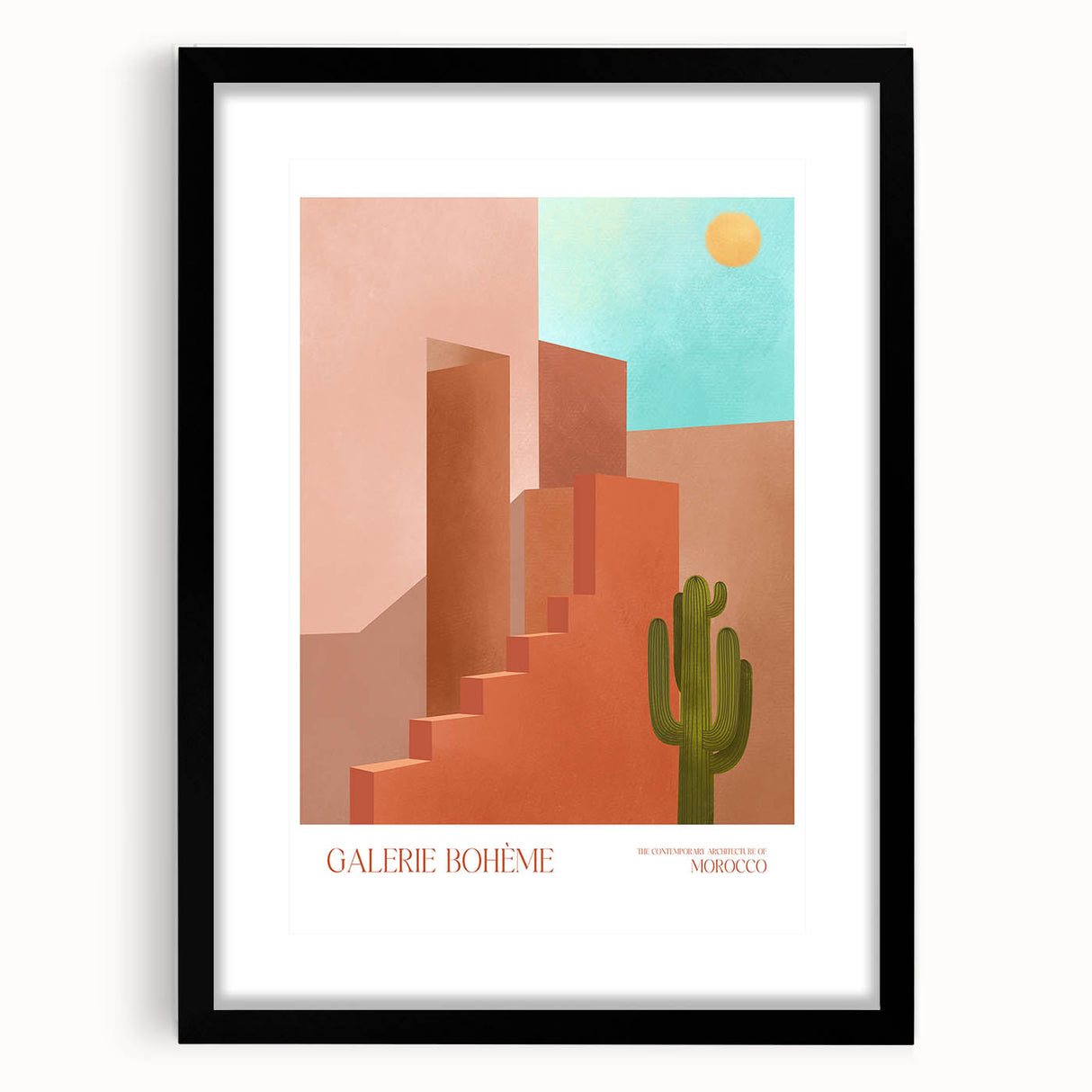 Contemporary Canvas Art – Modern Wall Decor Featuring Moroccan Style
